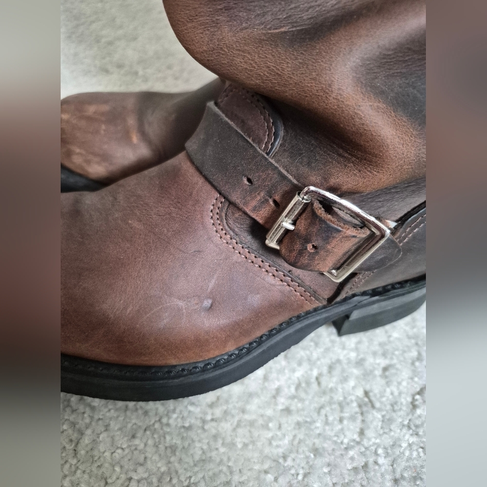 Frye Dark Brown Leather Women's Boots - Picture 10 of 12